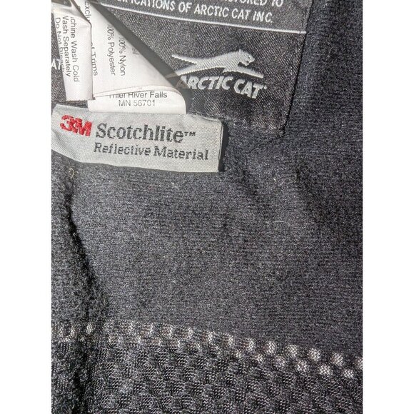 Arctic Cat Arcticwear Women's Black Coat Size XL Zip Alpine Jacket Reflective - Picture 8 of 12